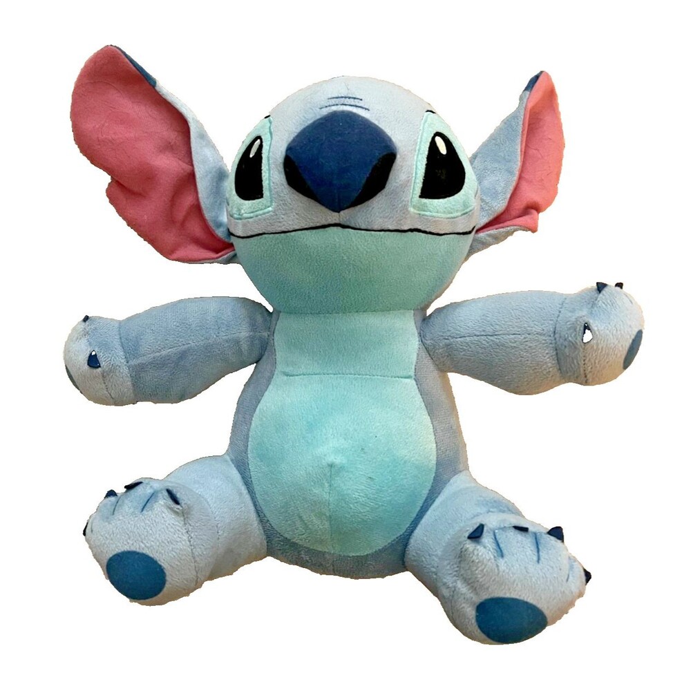 Disney STITCH 11" Plush Stuffed Animal LILO Blue Soft Plushie Toy